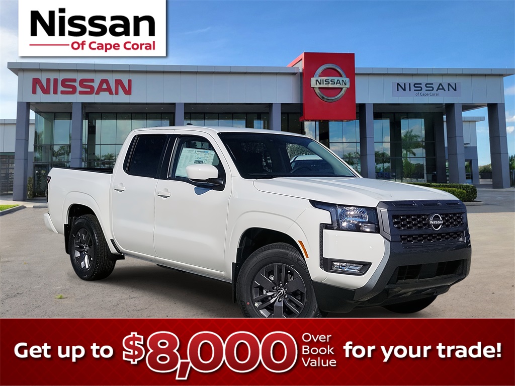2025 Glacier White Nissan Frontier SV RWD Truck