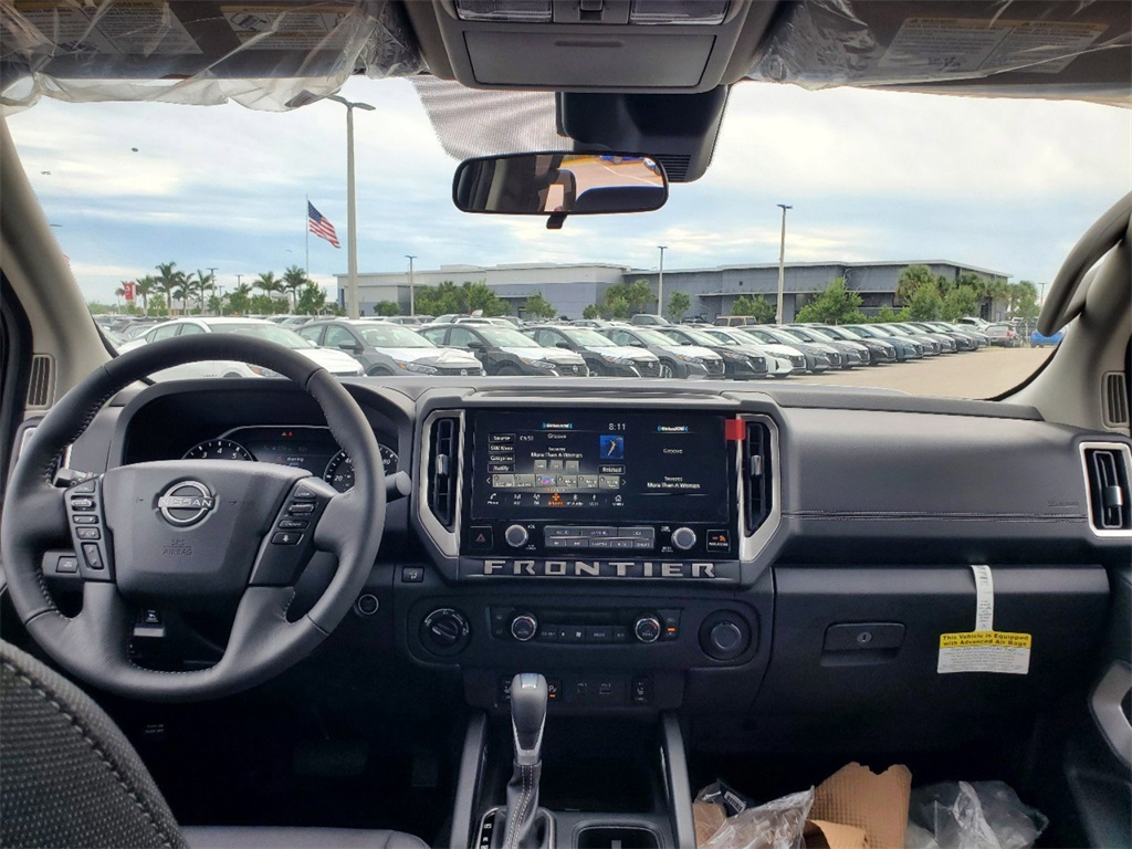 2025 Glacier White Nissan Frontier SV RWD Truck