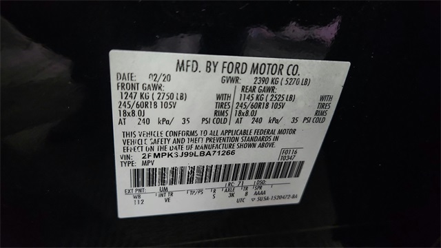 2020 Ford Edge SEL FWD 2020 Ford Edge SEL FWD