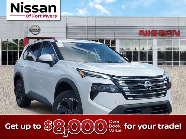 2025 White Nissan Rogue SV FWD SUV