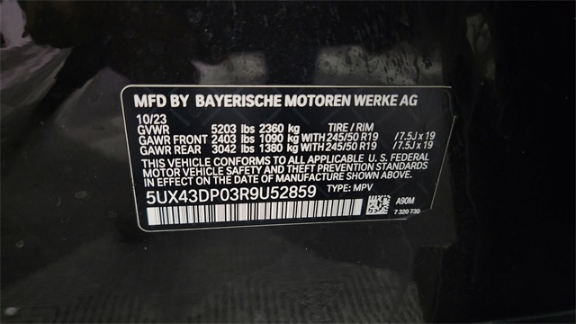 2024 BMW X3 sDrive30i RWD 2024 BMW X3 sDrive30i RWD