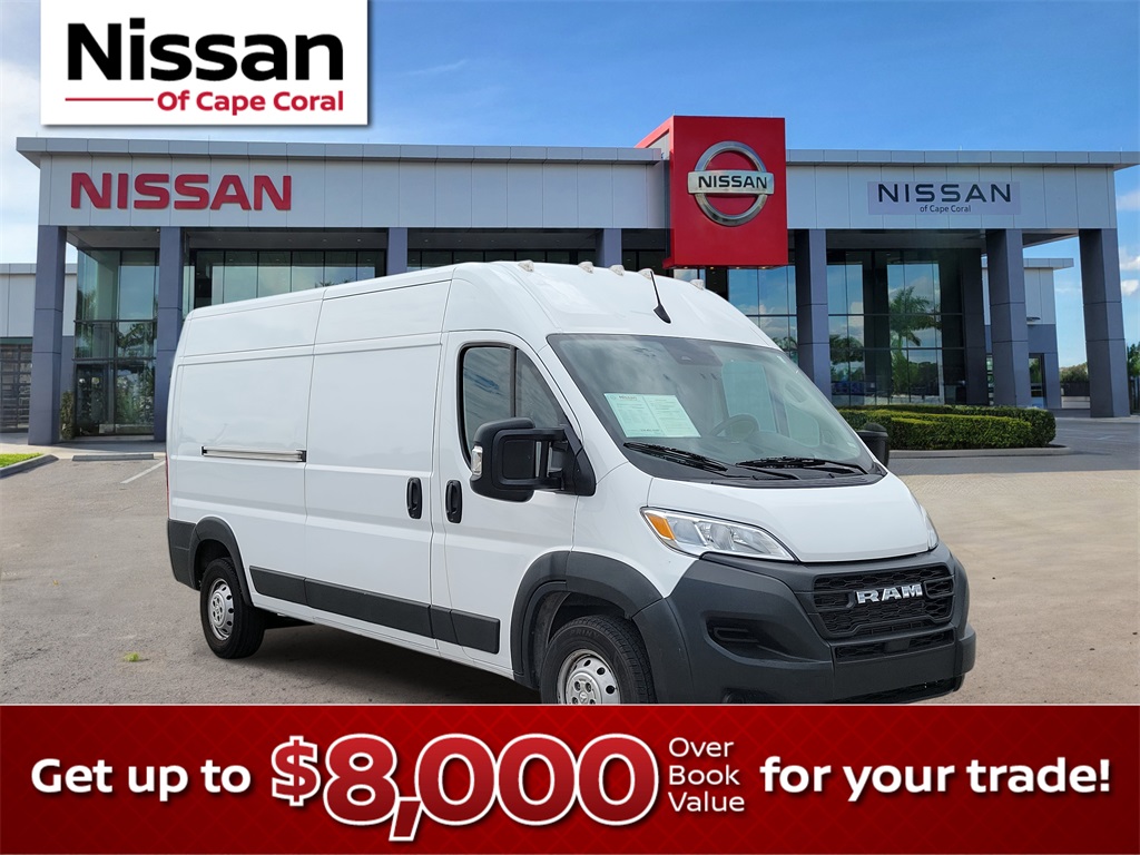 2023 Bright White Clearcoat Ram ProMaster Cargo Van High Roof Van