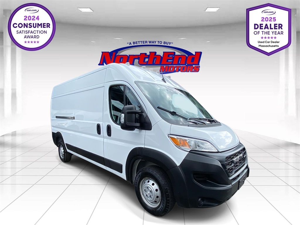 2023 Bright White Clearcoat Ram ProMaster Cargo Van High Roof FWD Van