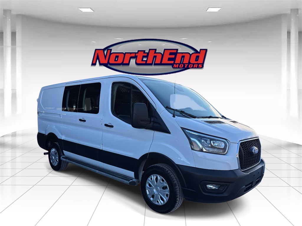 2023 Oxford White Ford Transit Cargo Van Base Van