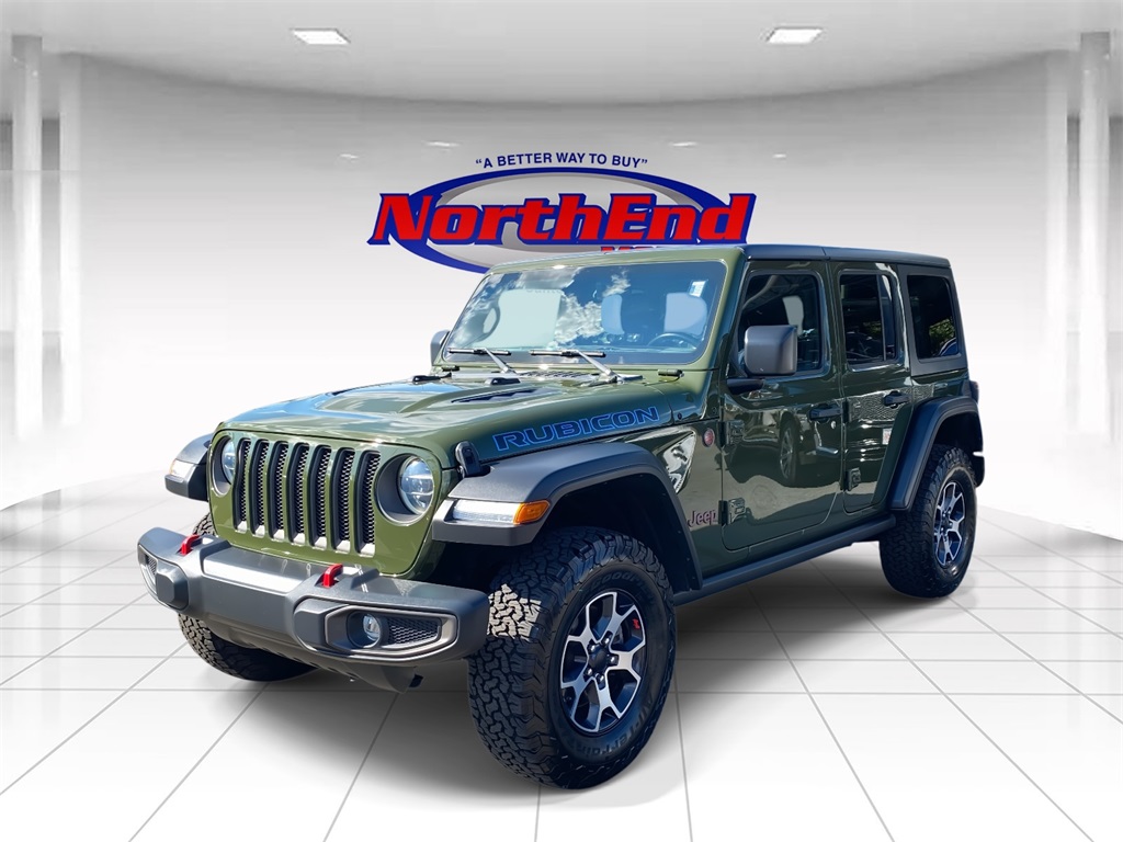 2021 Sarge Green Clearcoat Jeep Wrangler Unlimited Rubicon 4X4 SUV