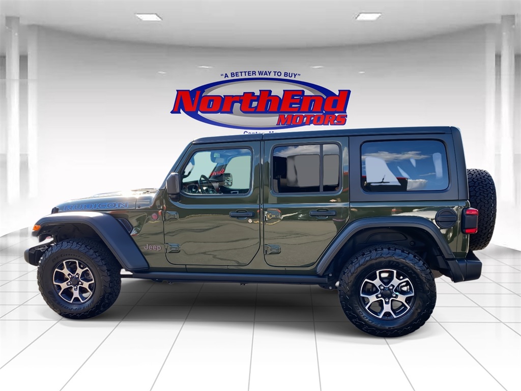 2021 Sarge Green Clearcoat Jeep Wrangler Unlimited Rubicon 4X4 SUV