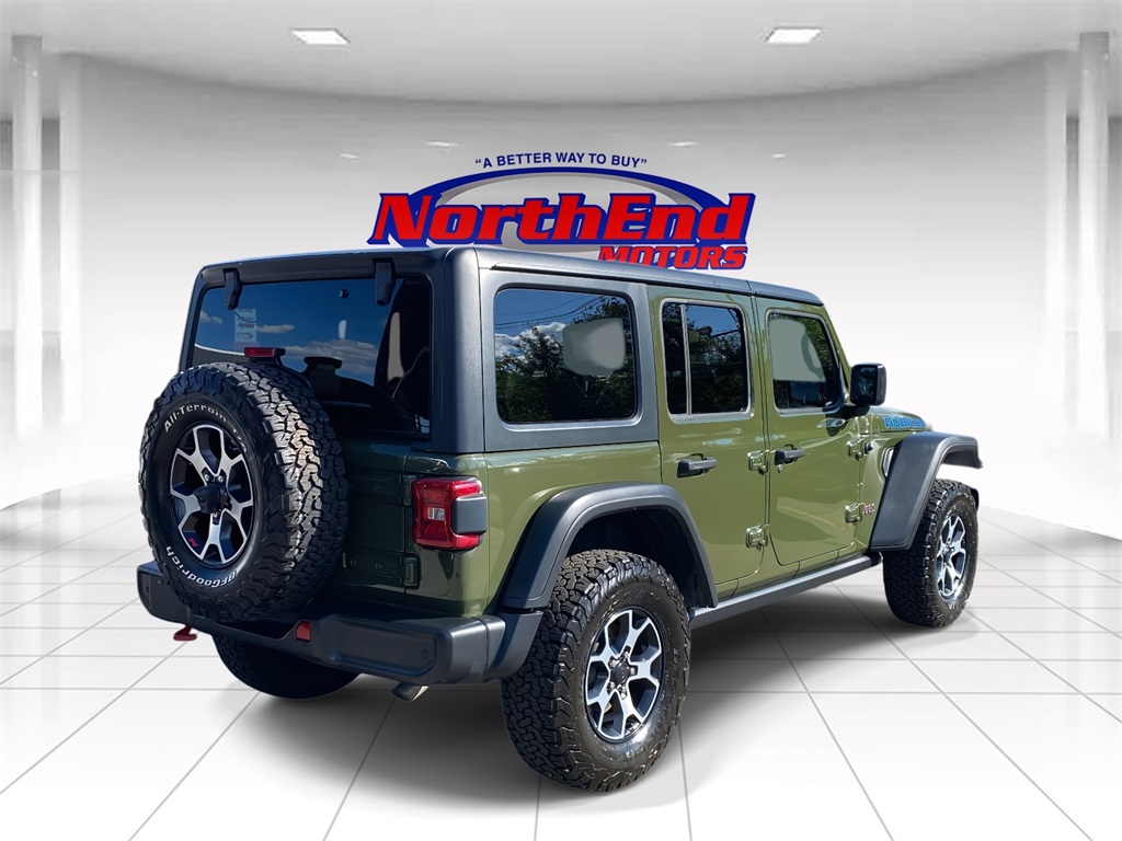 2021 Sarge Green Clearcoat Jeep Wrangler Unlimited Rubicon 4X4 SUV
