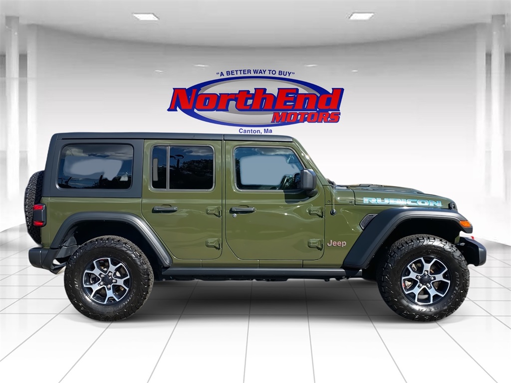 2021 Sarge Green Clearcoat Jeep Wrangler Unlimited Rubicon 4X4 SUV