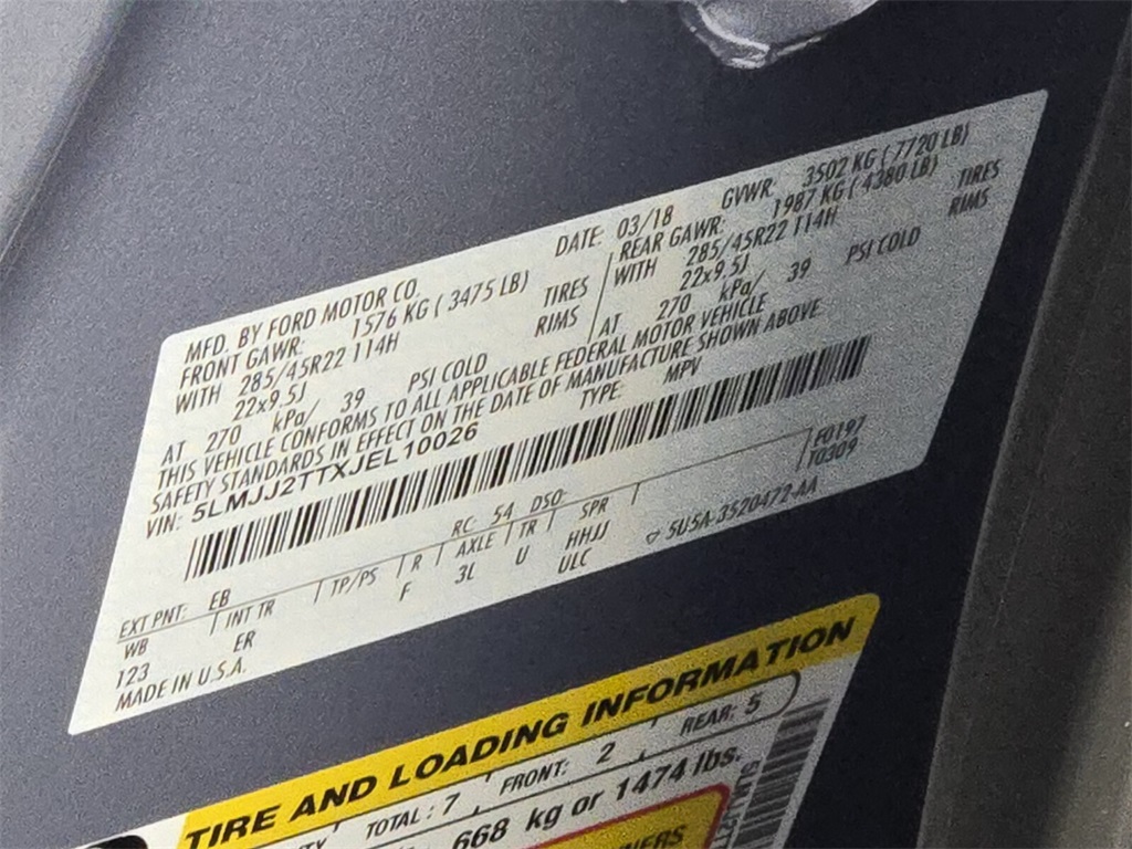 used 2018 Lincoln Navigator car, priced at $32,888