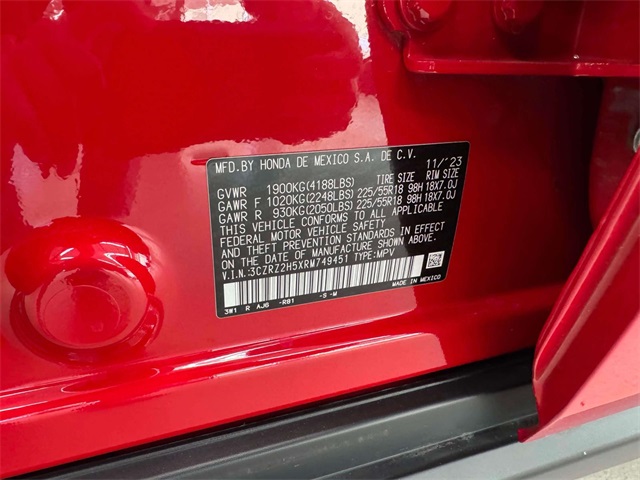 used 2024 Honda HR-V car, priced at $23,932