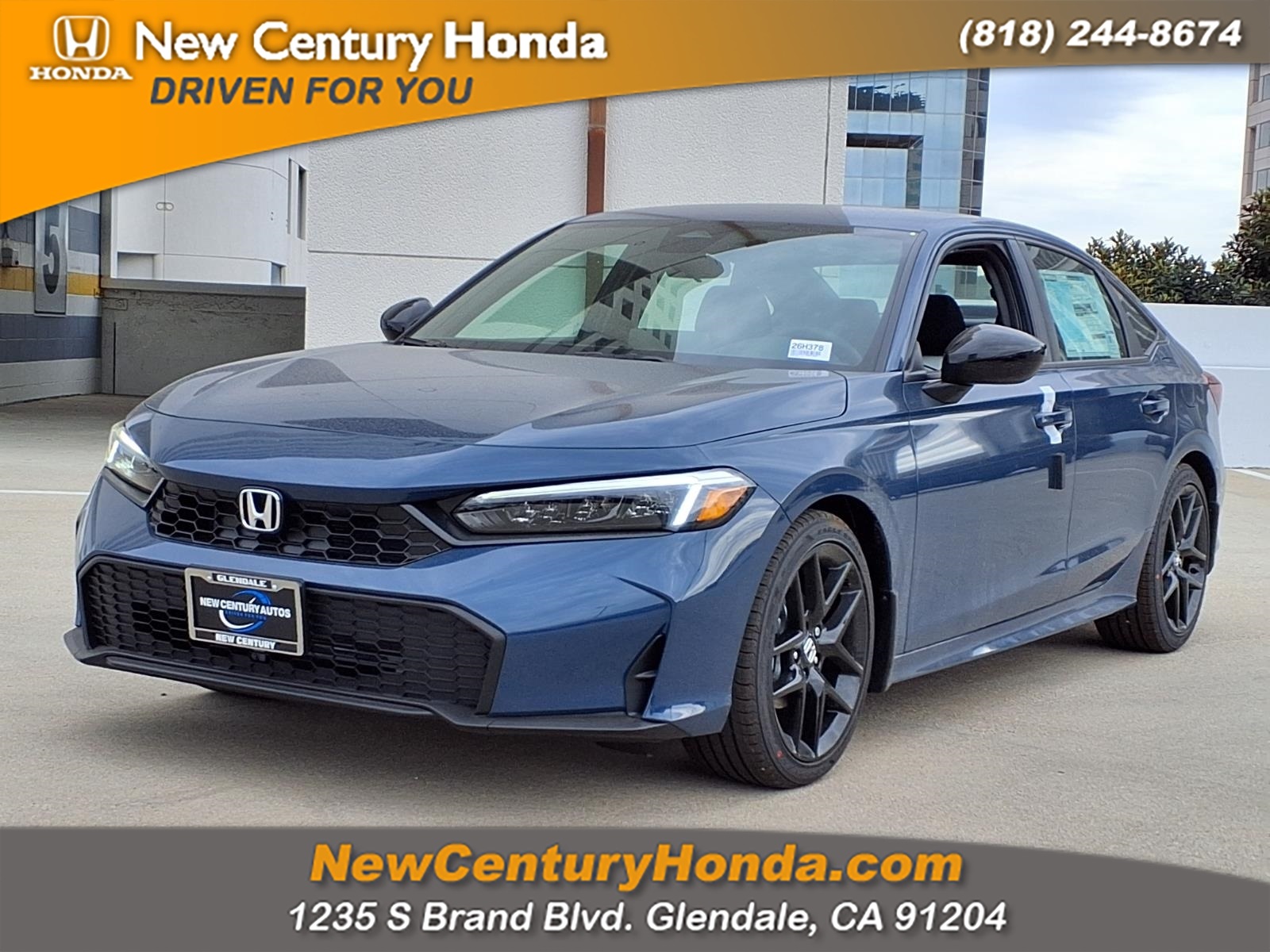 new 2026 Honda Civic car, priced at $28,345