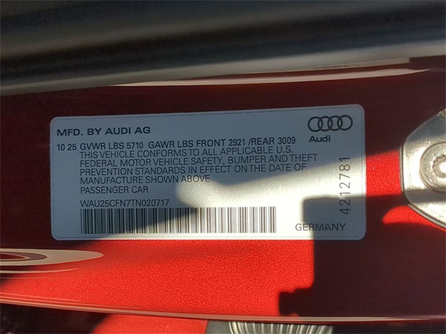 new 2026 Audi A6 car, priced at $70,870