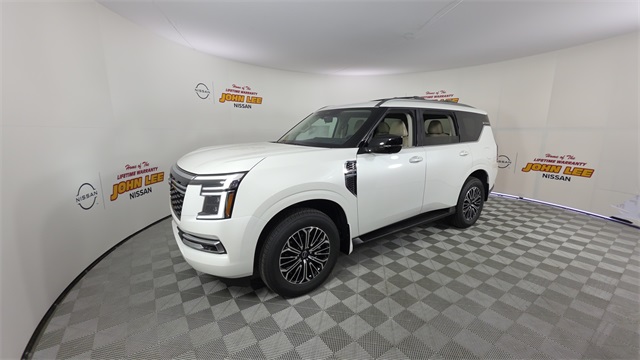 2025 Aspen White Tricoat Nissan Armada Platinum SUV