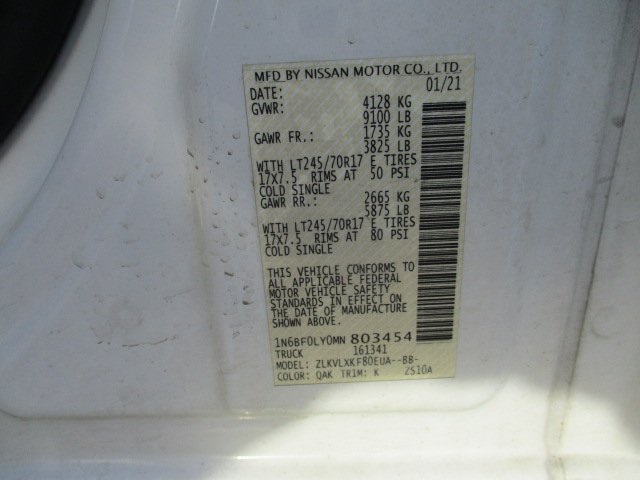 used 2021 Nissan NV2500 HD car, priced at $25,988