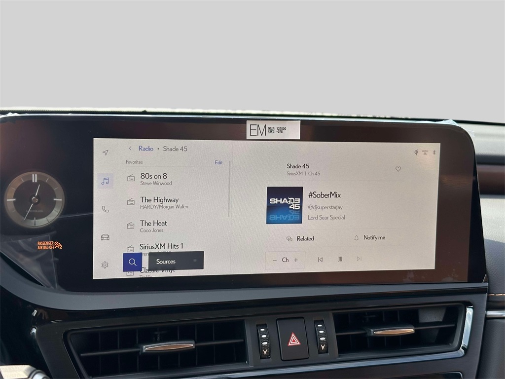 new 2025 Lexus ES car, priced at $51,114