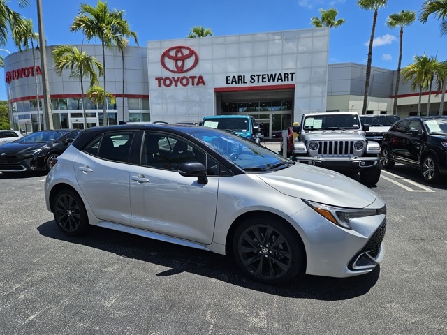 Used 2025 Toyota Corolla Hatchback XSE with VIN JTNC4MBE1S3235053 for sale in Kansas City