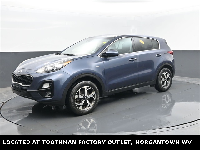 2020 Pacific Blue Kia Sportage LX AWD SUV