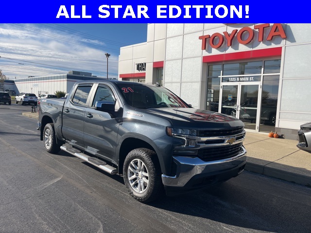 used 2021 Chevrolet Silverado 1500 LT 4D Crew Cab