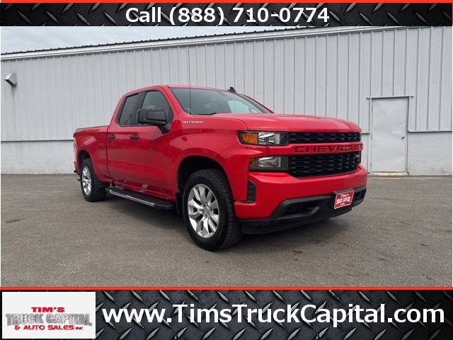 2021 Red Hot Chevrolet Silverado 1500 Custom Truck