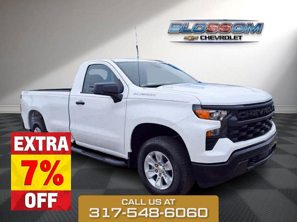 2025 Summit White Chevrolet Silverado 1500 WT Truck
