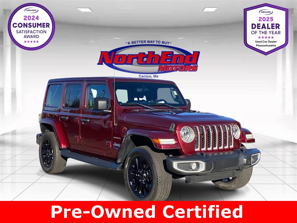 2021 Snazzberry Pearlcoat Jeep Wrangler 4xe Unlimited Sahara 4xe SUV