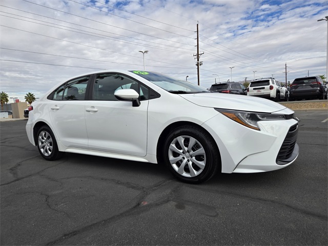 Certified 2023 Toyota Corolla LE with VIN 5YFB4MDE8PP018336 for sale in Northfield, Minnesota