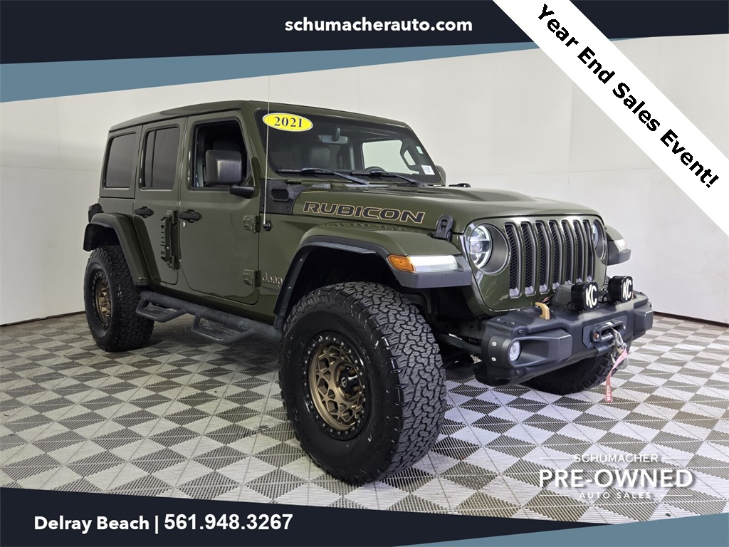used 2021 Jeep Wrangler car, priced at $37,900
