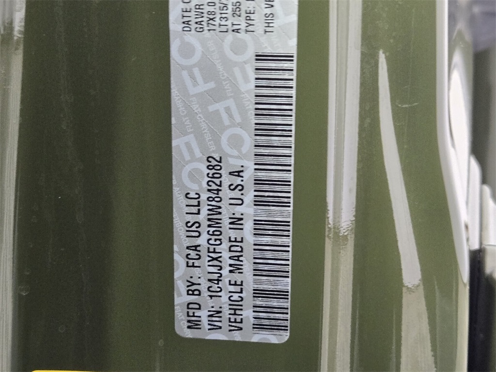 used 2021 Jeep Wrangler car, priced at $37,900