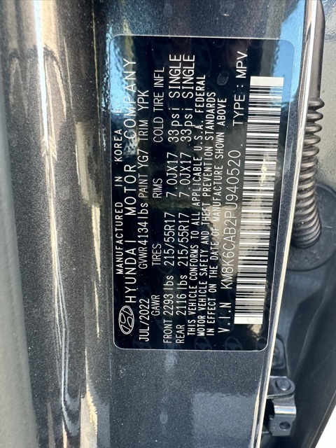 2023 Thunder Gray Hyundai Kona SEL AWD SUV