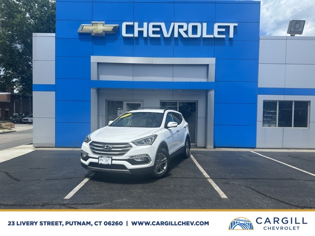 2017 Frost White Pearl Hyundai Santa Fe Sport 2.4 Base SUV