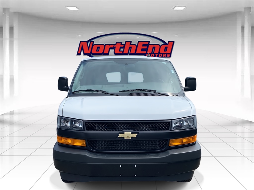2023 Summit White Chevrolet Express Passenger LS RWD Van