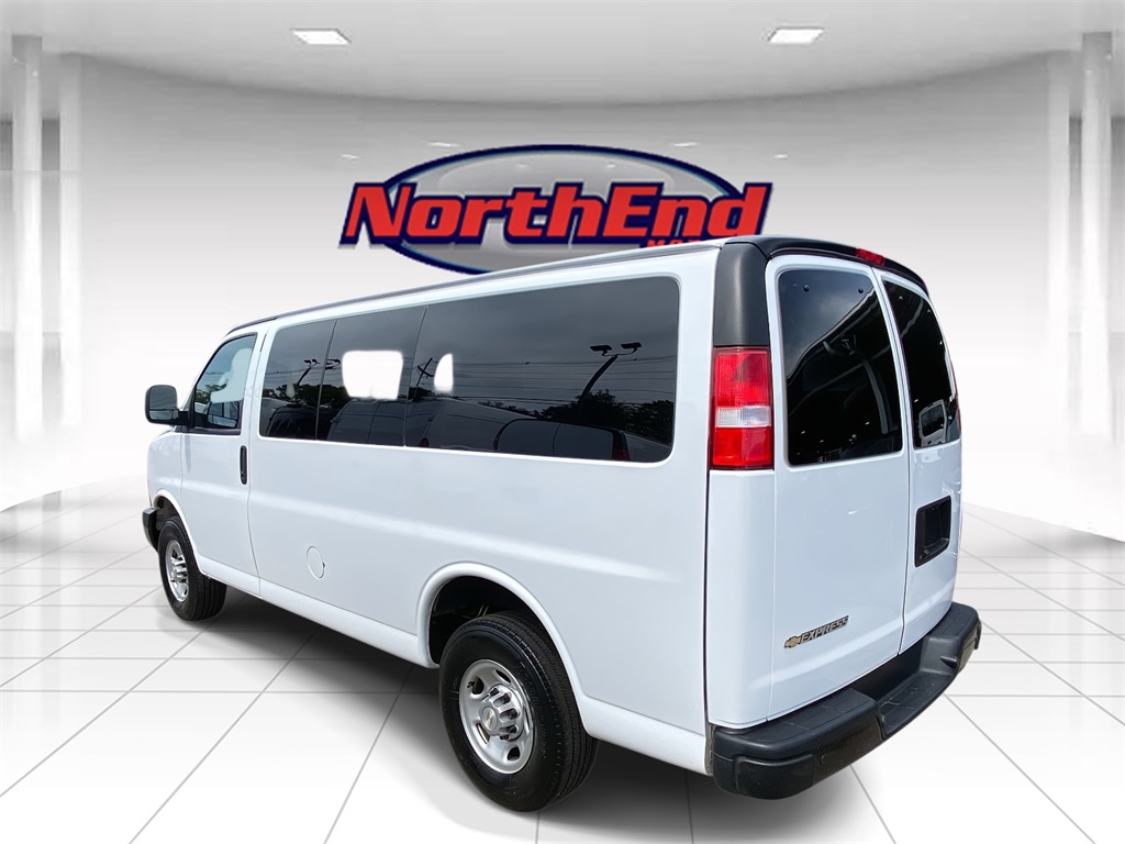 2023 Summit White Chevrolet Express Passenger LS RWD Van