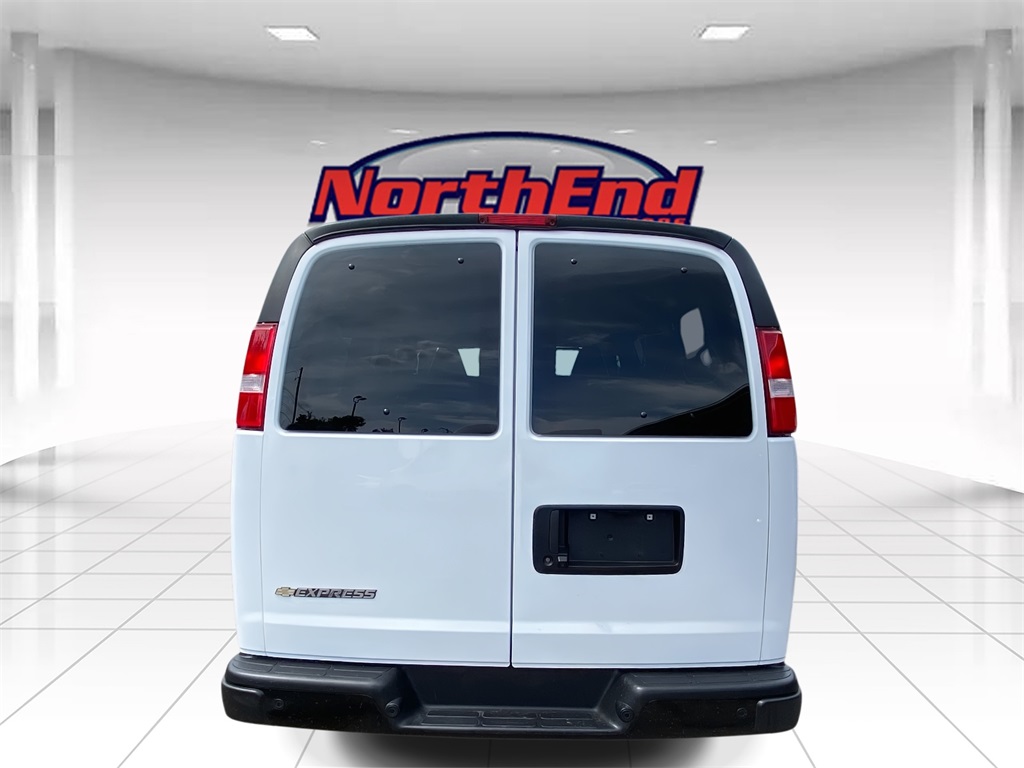 2023 Summit White Chevrolet Express Passenger LS RWD Van