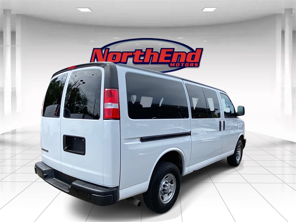 2023 Summit White Chevrolet Express Passenger LS RWD Van