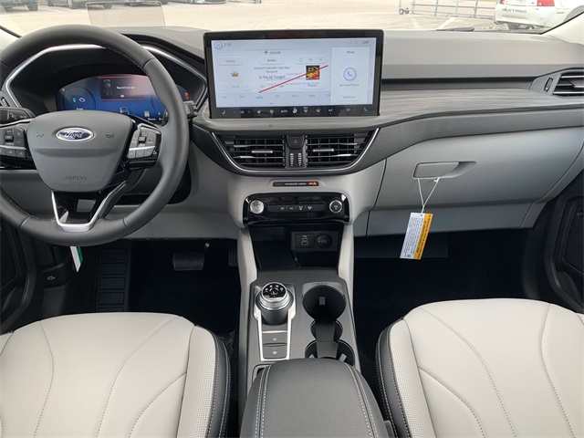 2025 Star White Metallic Tri-Coat Ford Escape Base FWD SUV