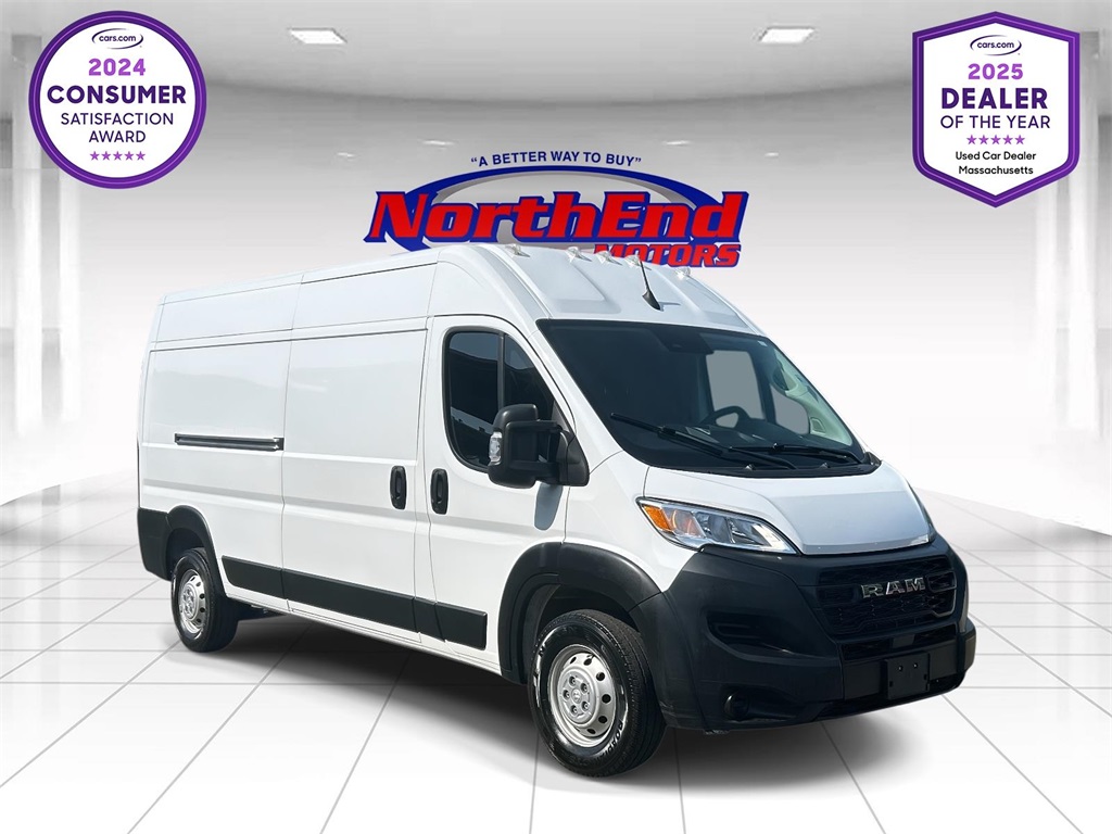 2023 Bright White Clearcoat Ram ProMaster Cargo Van High Roof FWD Van