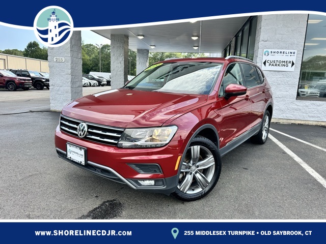 2020 Cardinal Red Metallic Volkswagen Tiguan 2.0T SEL AWD SUV