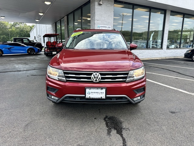 2020 Cardinal Red Metallic Volkswagen Tiguan 2.0T SEL AWD SUV