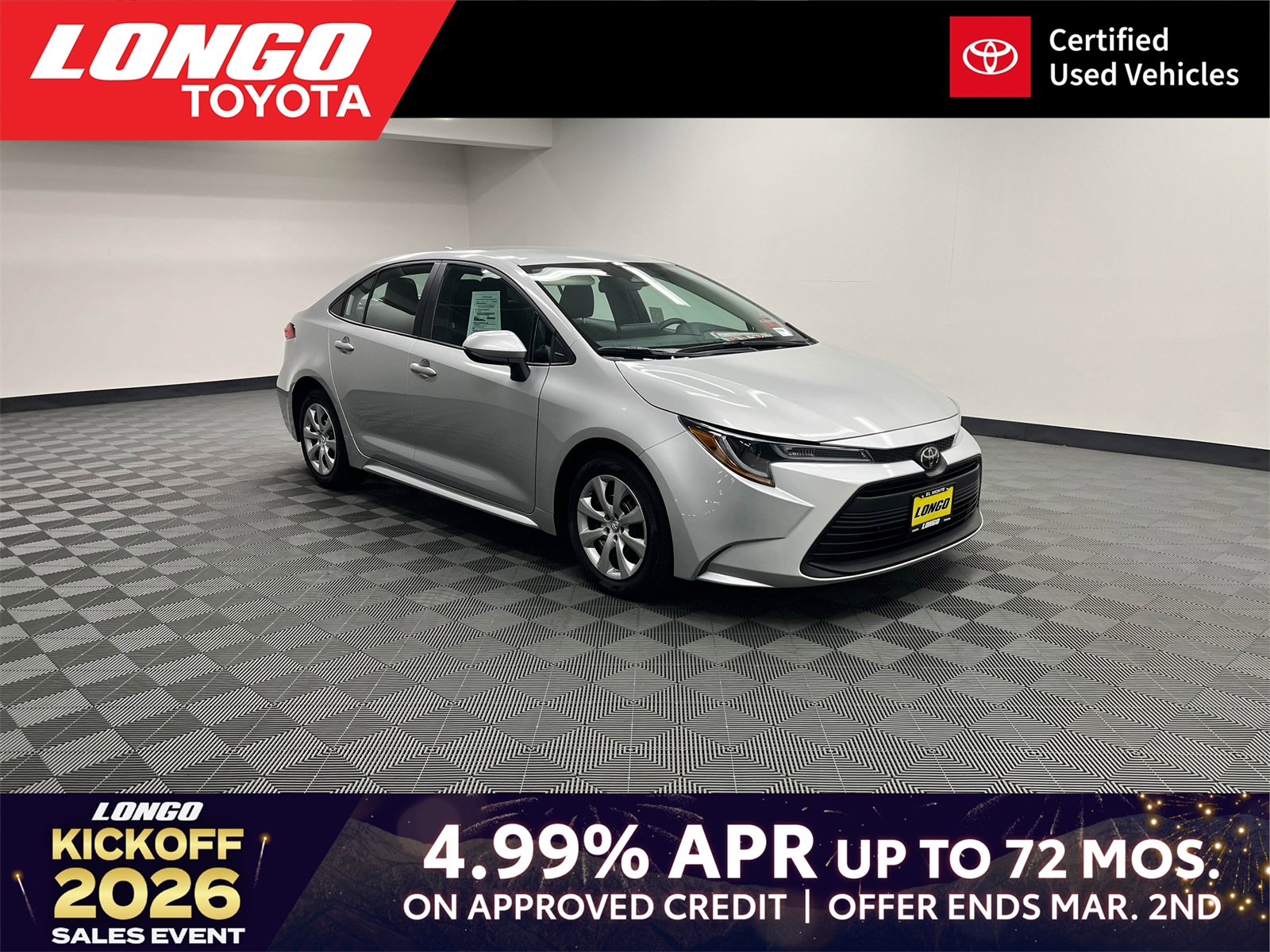 used 2024 Toyota Corolla car, priced at $19,988