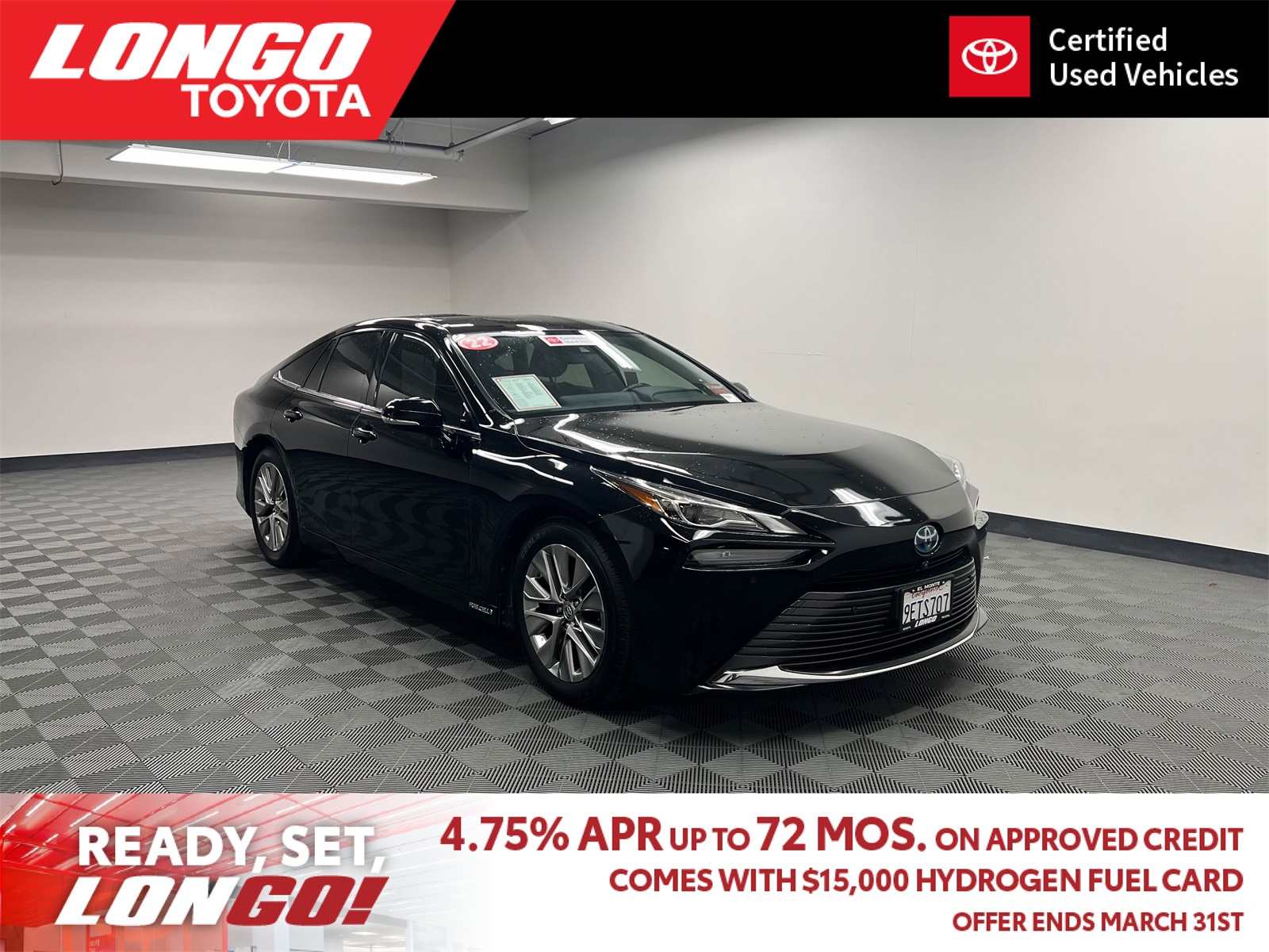 used 2022 Toyota Mirai car, priced at $12,888
