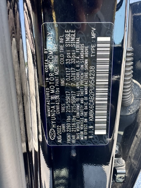 2023 Ultra Black Pearl Hyundai Kona SEL AWD SUV