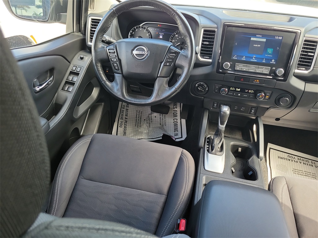 2022 Glacier White Nissan Frontier SV 4X4 Truck