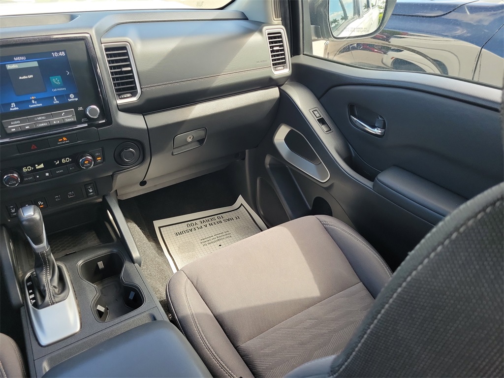 2022 Glacier White Nissan Frontier SV 4X4 Truck