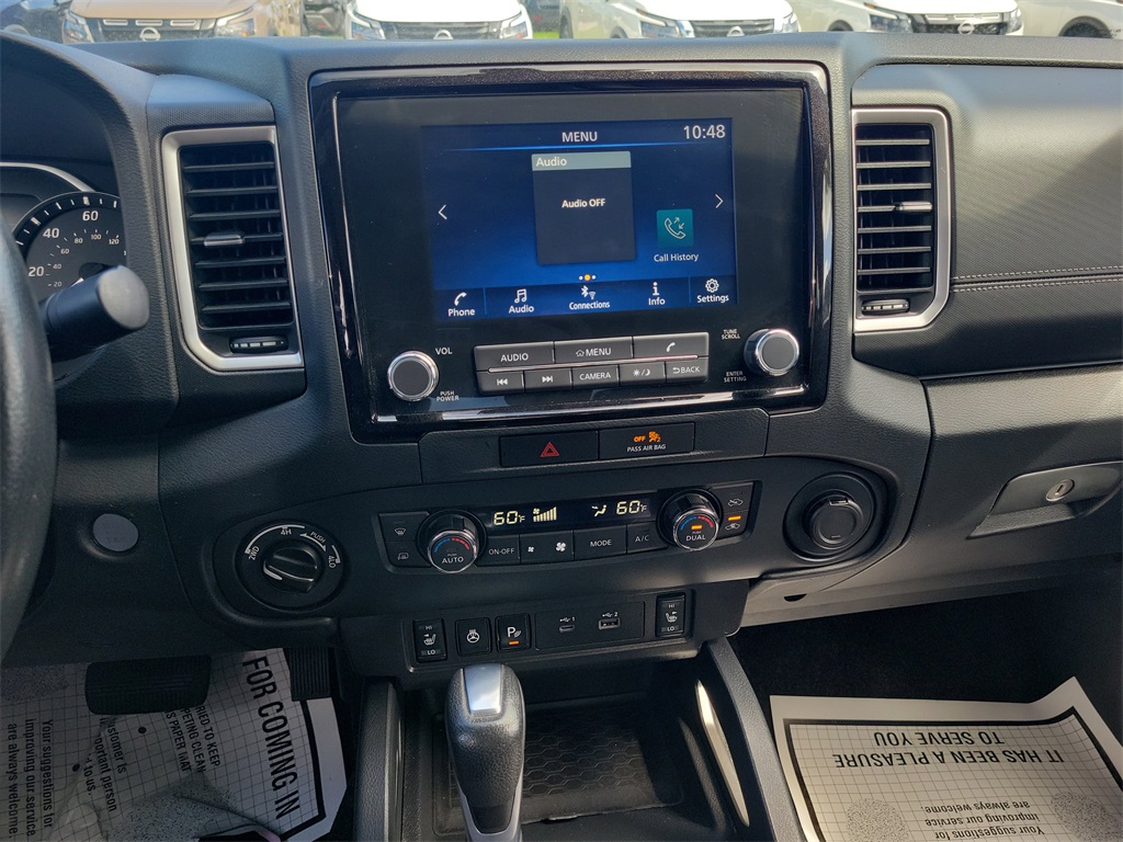 2022 Glacier White Nissan Frontier SV 4X4 Truck