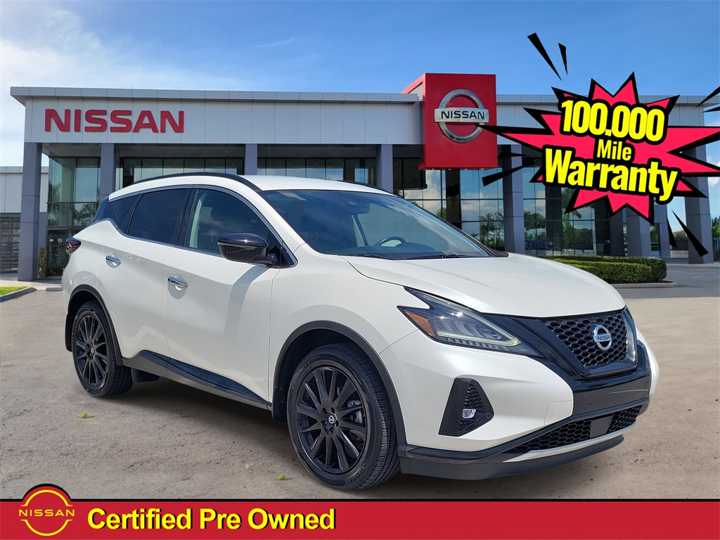 2022 Pearl White Tricoat Nissan Murano SV FWD SUV