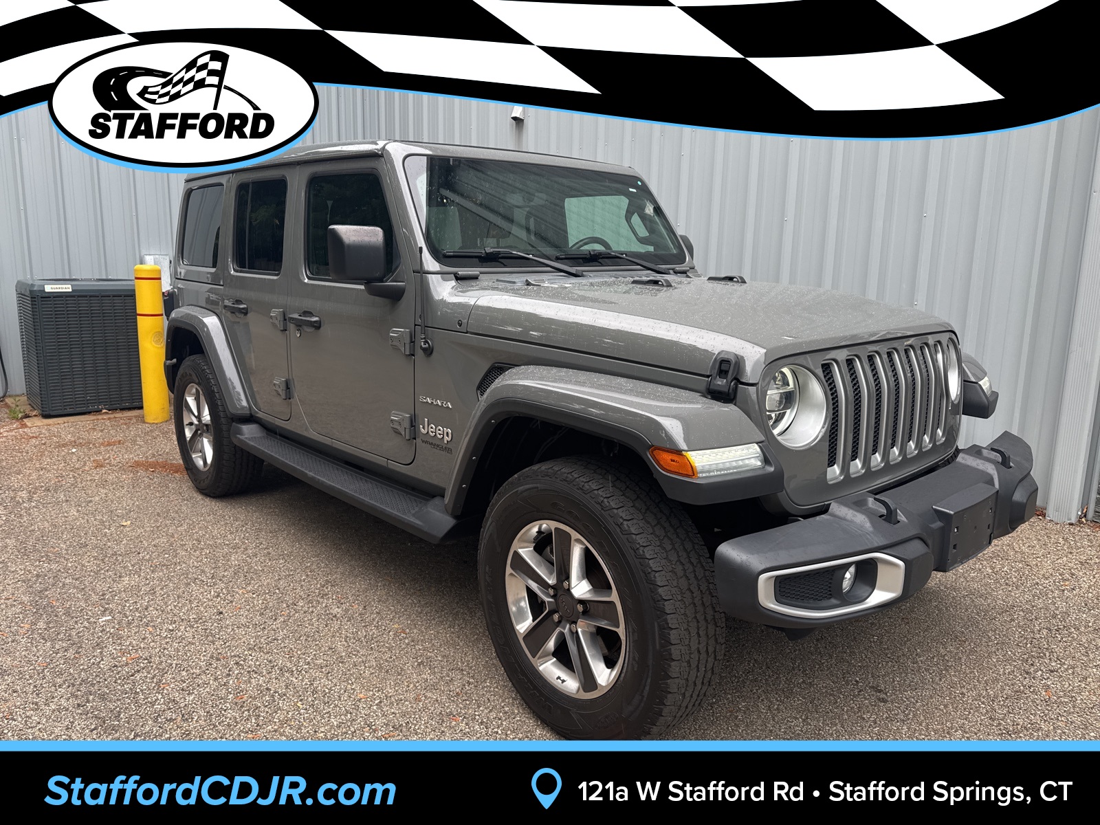 2022 Sting-Gray Clearcoat Jeep Wrangler Unlimited Sahara 4X4 SUV