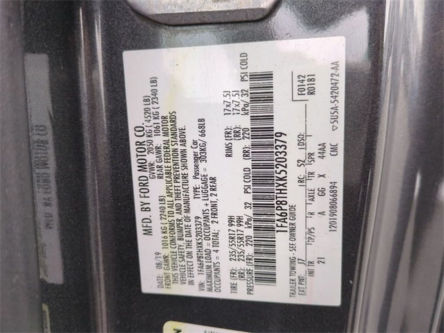 used 2019 Ford Mustang car, priced at $17,941