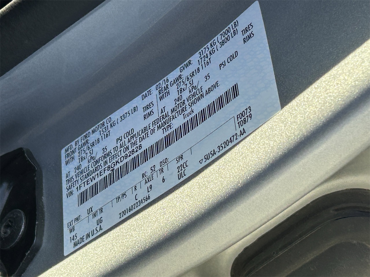 used 2016 Ford F-150 car, priced at $23,994