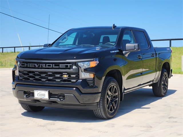 2026 Black Chevrolet Silverado 1500 Custom 4X4 Truck