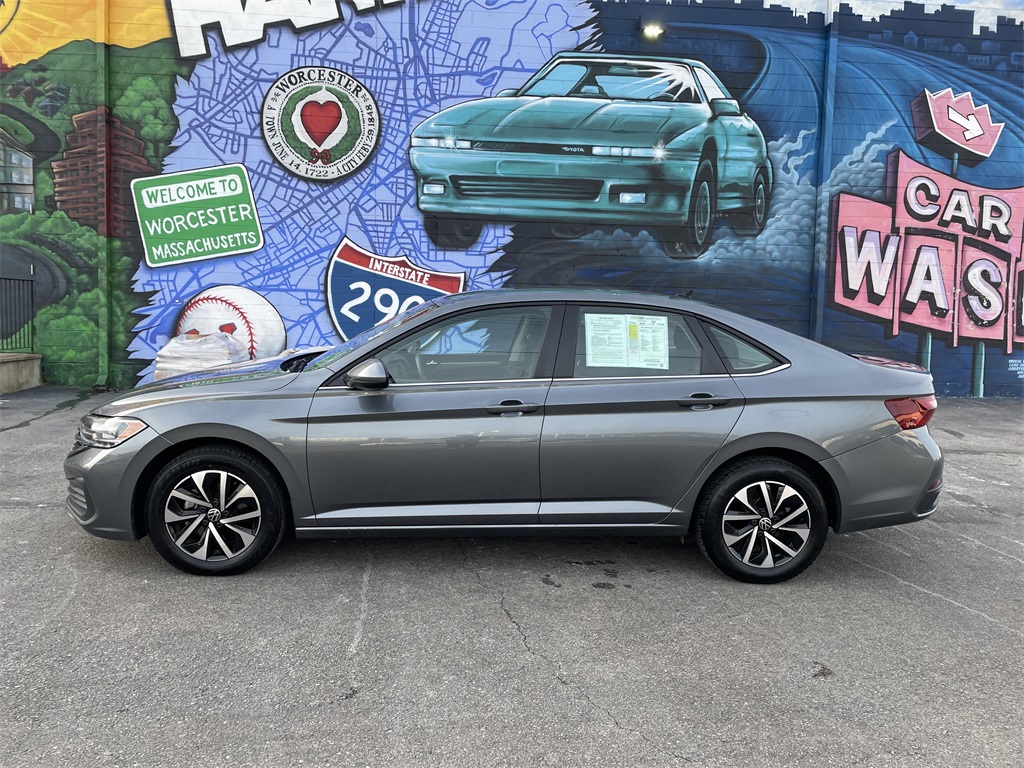 Used 2024 Volkswagen Jetta S with VIN 3VW5M7BU3RM005459 for sale in Worcester, MA